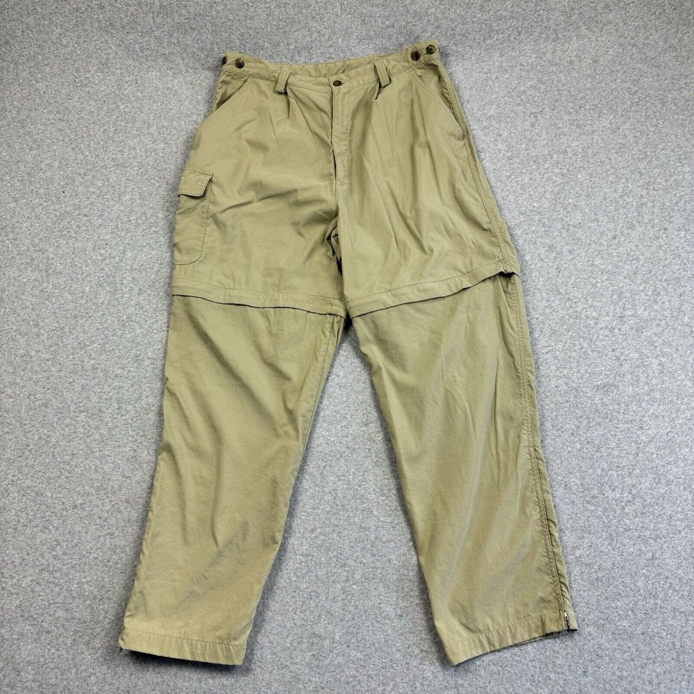 Sierra Trading Post Convertible Pants Women's 14 Nylon Tan‎ Outdoor Hiking Gorp